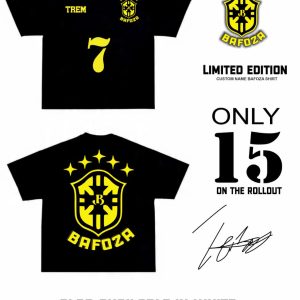 Bafoza Limited Edition Custom Name Oversized T-Shirt or Hoodie